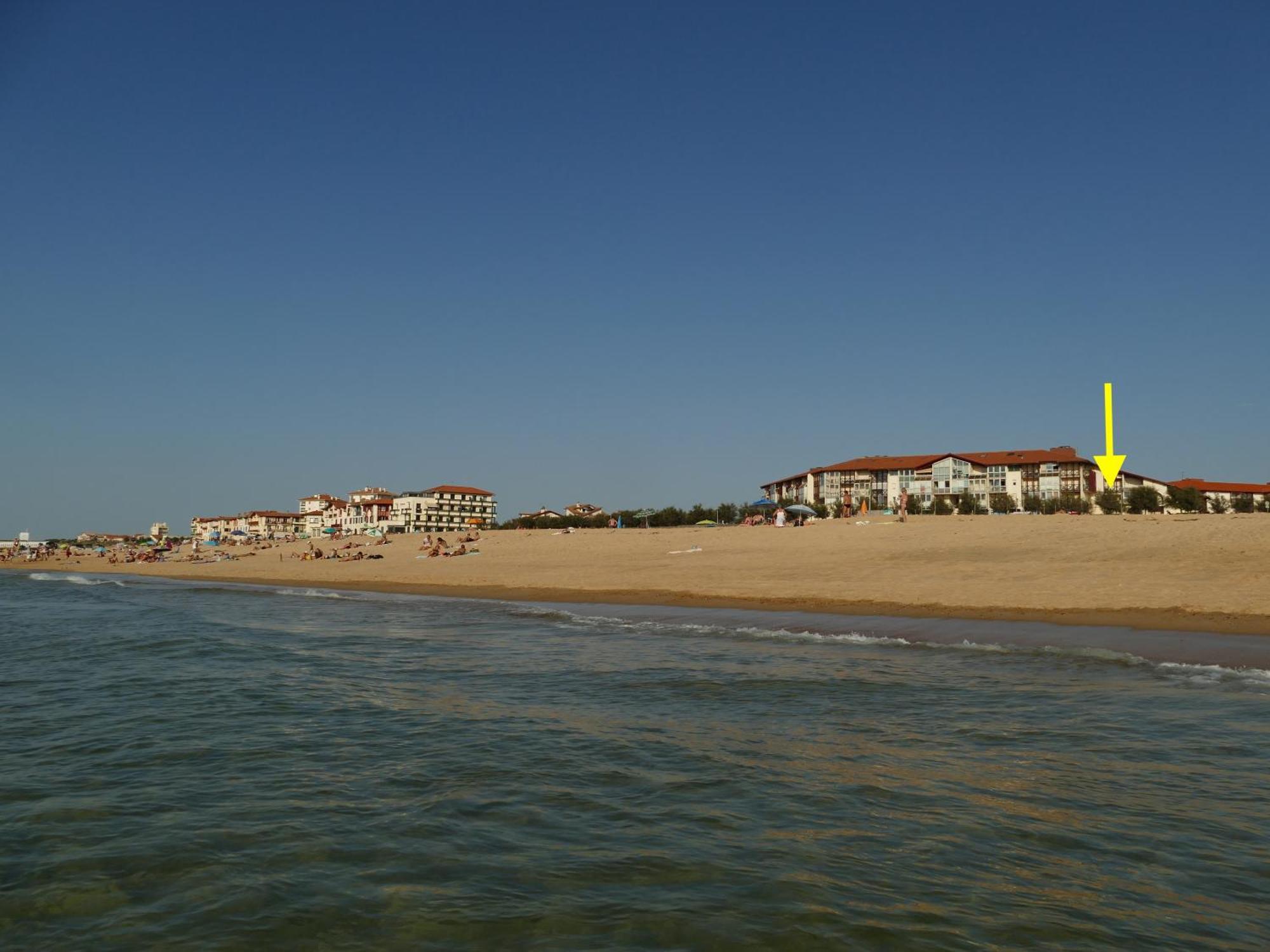 La Dune D'Or - Vue Mer, Studio Face A La Plage Avec Terrasse Soorts-Hossegor Extérieur photo