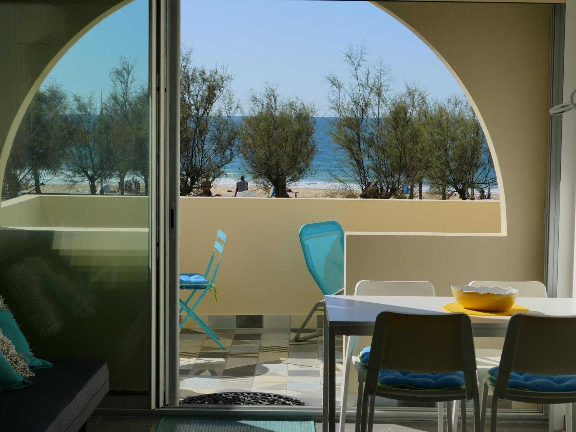 La Dune D'Or - Vue Mer, Studio Face A La Plage Avec Terrasse Soorts-Hossegor Extérieur photo