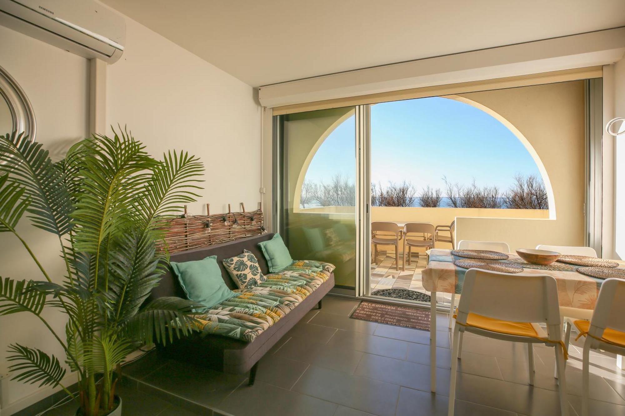 La Dune D'Or - Vue Mer, Studio Face A La Plage Avec Terrasse Soorts-Hossegor Extérieur photo