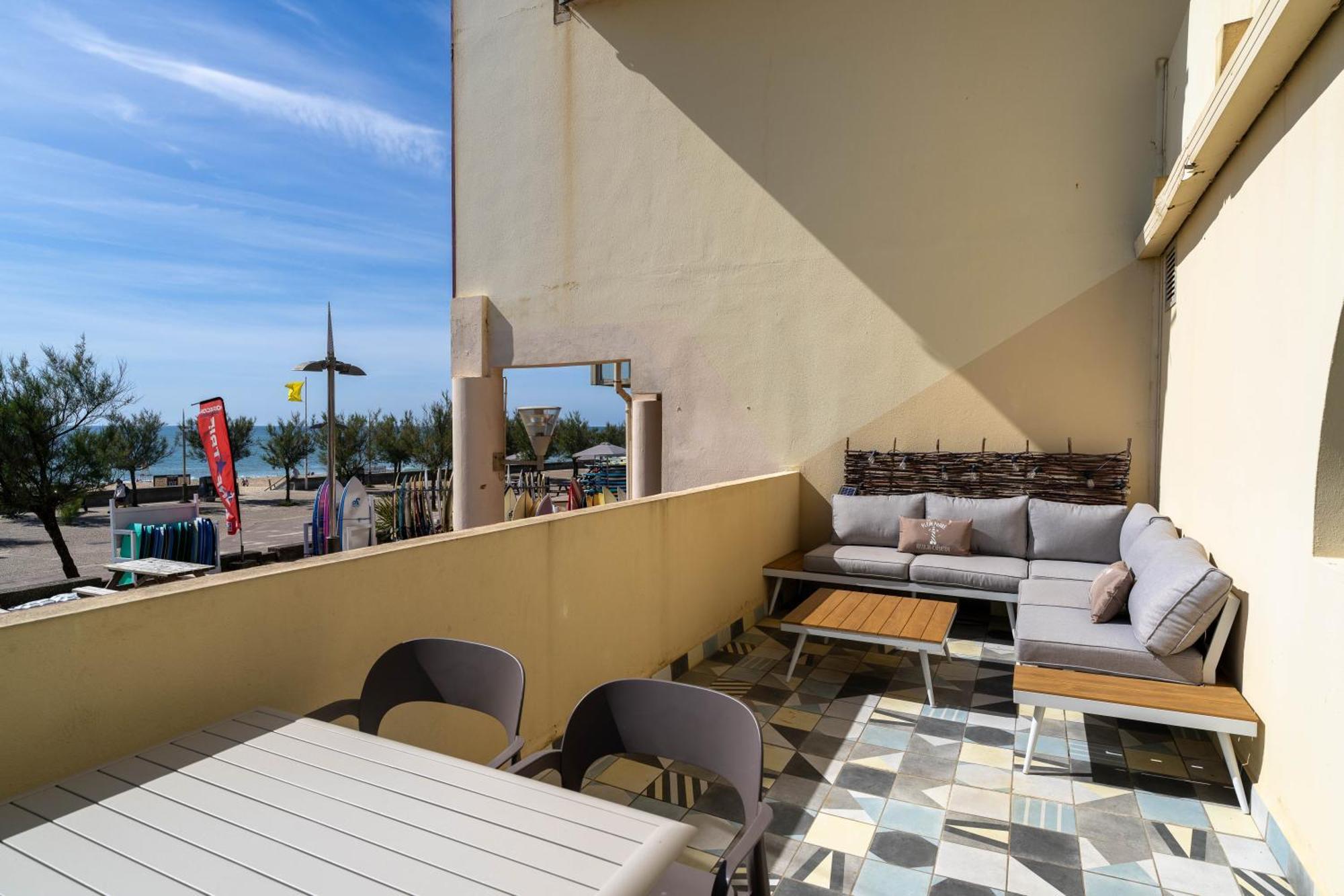 La Dune D'Or - Vue Mer, Studio Face A La Plage Avec Terrasse Soorts-Hossegor Extérieur photo